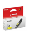 Wkład atramentowy Canon CLI551Y yellow | seria 550/551 - nr 25