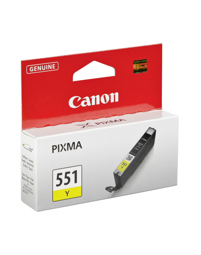 Wkład atramentowy Canon CLI551Y yellow | seria 550/551 główny