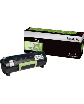 Toner Lexmark 502 | black | zwrotny | 1500 str. | MS310d / MS310dn / MS410d / MS