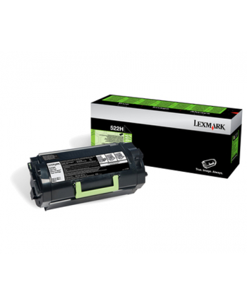 Toner Lexmark 522H | black |zwrotny| 25000 str. | MS810de / MS810dn / MS810dtn /