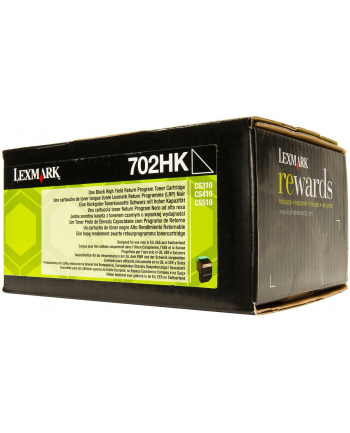 Toner Lexmark 702HK|black | zwrotny | 4000 str.| CS310dn / CS310n / CS410dn / CS