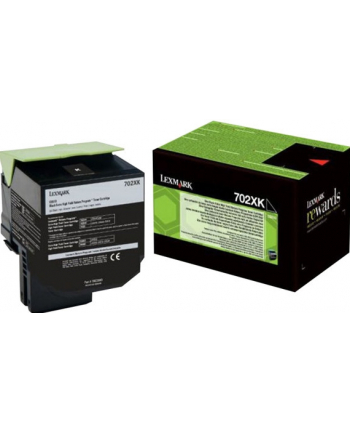 Toner Lexmark 702XK | black | zwrotny | 8000 str.| CS510de / CS510dte