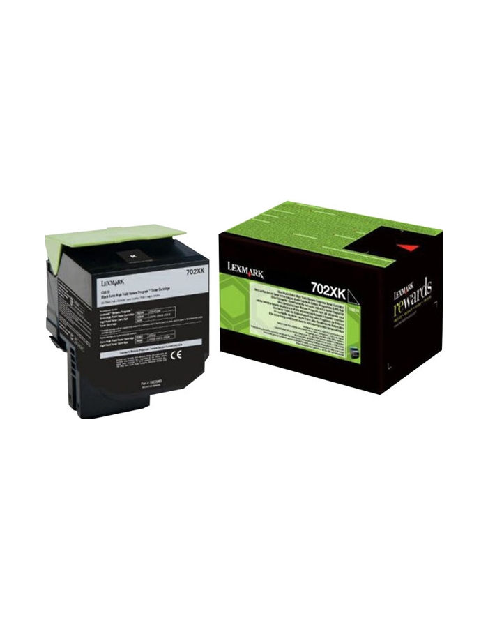 Toner Lexmark 702XK | black | zwrotny | 8000 str.| CS510de / CS510dte główny