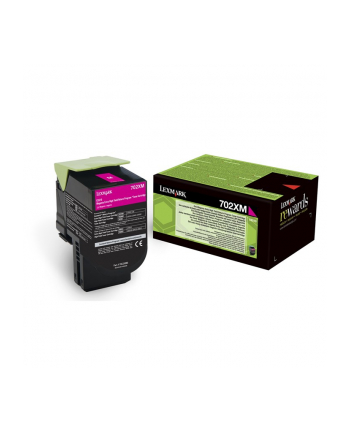 Toner Lexmark 702XM | magenta | zwrotny | 4000 str. | CS510de / CS510dte