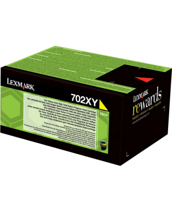Toner Lexmark 702XY | yellow | zwrotny | 4000 str| CS510de / CS510dte
