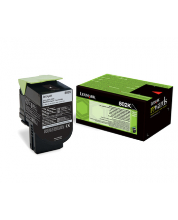 Toner Lexmark 802K | black | zwrotny | 1000 str.| CX310dn / CX310n / CX410de / C