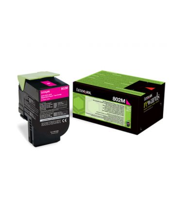 Toner Lexmark 802M | magenta | zwrotny | 1000 str.| CX310dn / CX310n / CX410de /