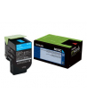 Toner Lexmark 802SC | cyan| zwrotny | 2000 str.| CX310dn / CX310n / CX410de / CX - nr 29