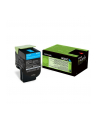 Toner Lexmark 802XC |cyan | zwrotny | 4000 str. | CX510de / CX510dhe / CX510dthe - nr 17