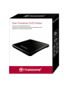 Transcend  Przenośna nagrywarka  DVD/CD 8X  13.9mm  USB 2.0 -  Czarna - nr 64