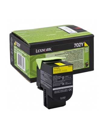 Toner Lexmark 702Y | yellow | zwrotny | 1000 str.| CS310dn / CS310n / CS410dn / nr 2