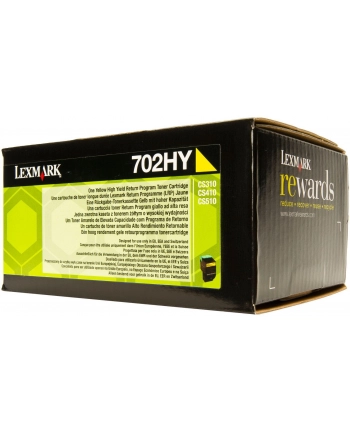 Toner Lexmark 702HY | yellow | zwrotny | 3000 str.| CS310dn / CS310n / CS410dn / nr 1