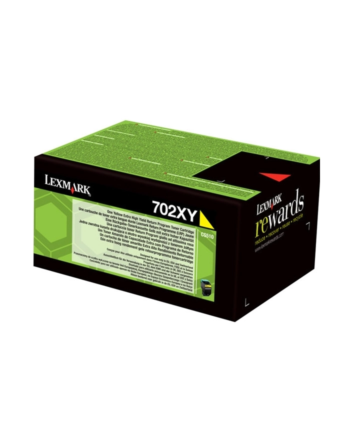 Toner Lexmark 702XY | yellow | zwrotny | 4000 str| CS510de / CS510dte główny