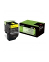 Toner Lexmark 802Y | yellow | zwrotny | 1000 str. | CX310dn / CX310n / CX410de / - nr 27