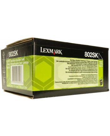 Toner Lexmark 802SK | black | zwrotny | 2500 str.| CX310dn / CX310n / CX410de / nr 1