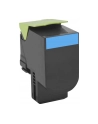 Toner Lexmark 802XC |cyan | zwrotny | 4000 str. | CX510de / CX510dhe / CX510dthe - nr 21