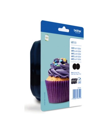 Tusz Brother LC123BKBP2 black dual pack | 600str | MFC-J4510DW nr 1