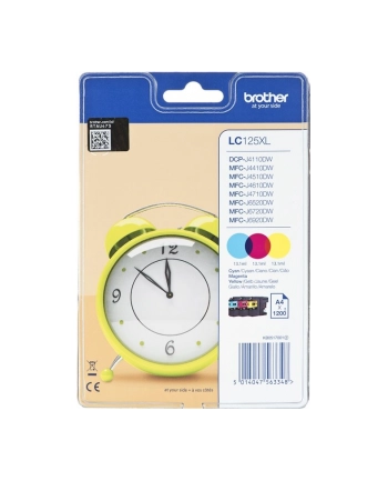Zestaw Brother LC125XLRBWBP CMY | MFC-J4510DW nr 2