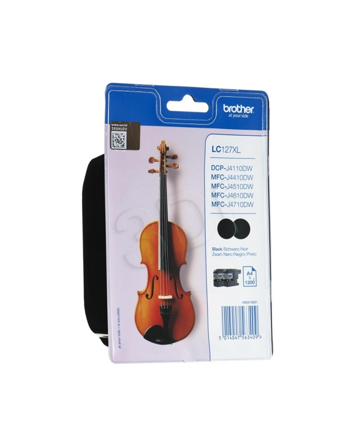 Tusz  Brother LC127XLBKBP2 black dual pack | MFC-J4510DW główny