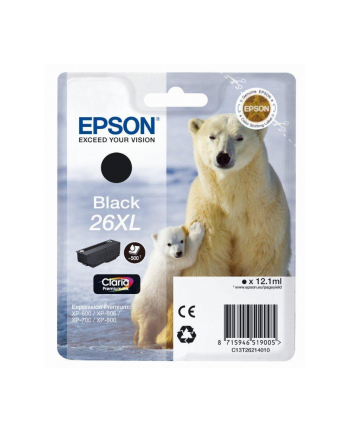 Tusz Epson T2621 Black Claria XL