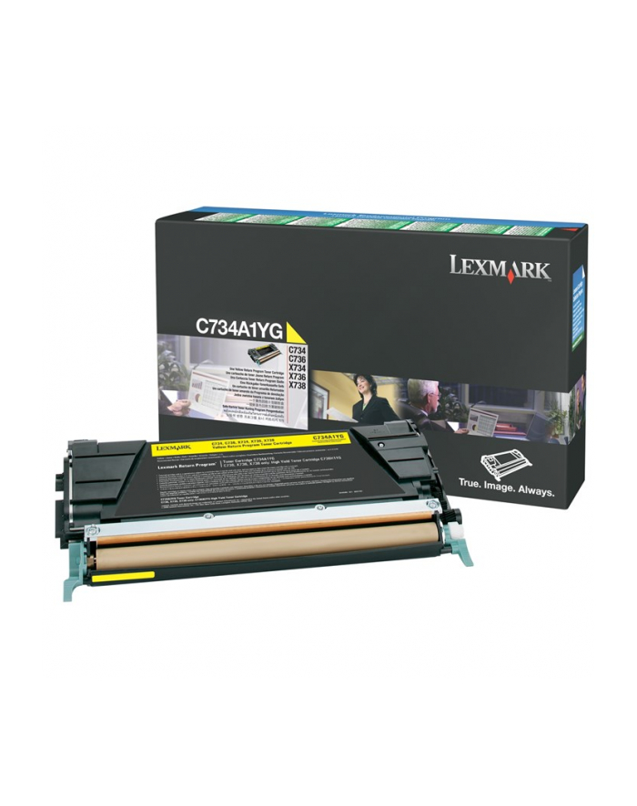 Toner Lexmark C734/736 Yellow główny