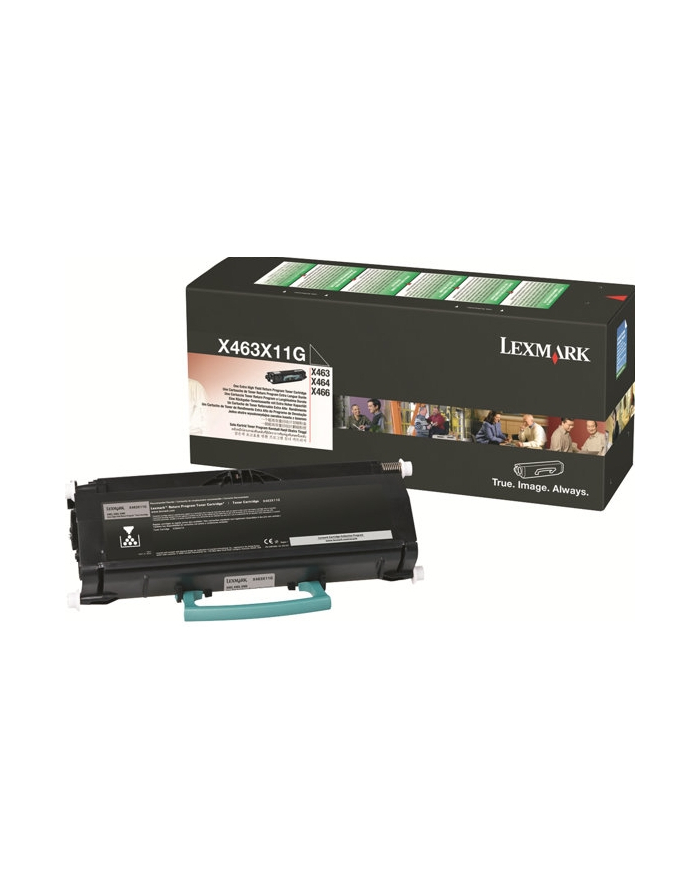 Toner Lexmark X463 Black główny
