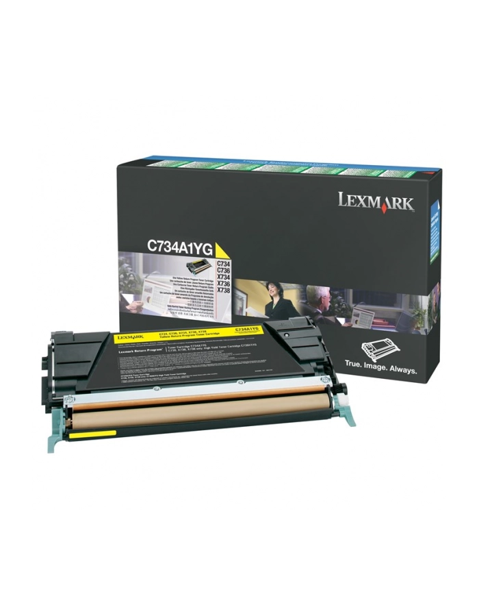 Toner Lexmark C734/736 Yellow główny