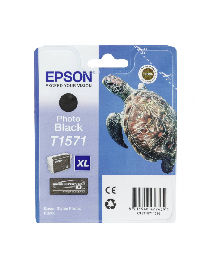 Tusz Epson T1571 Photo black | 25,9 ml | R3000 główny