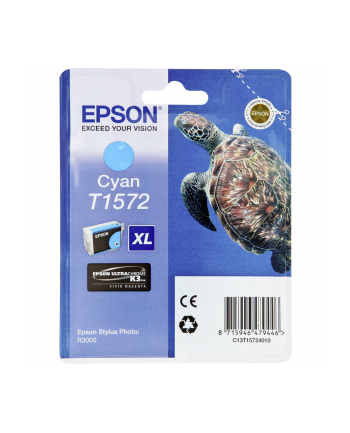 Tusz Epson T1572 Cyan | 25,9 ml | R3000 nr 1