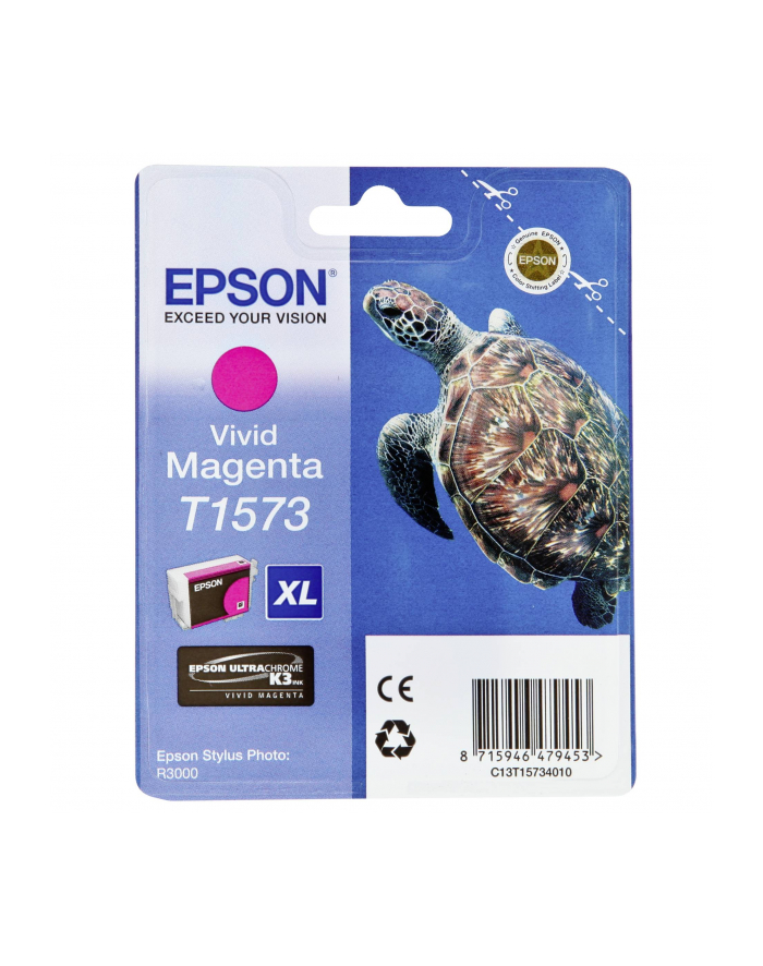 Tusz Epson T1573 Vivid Magenta| 25,9 ml | R3000 główny