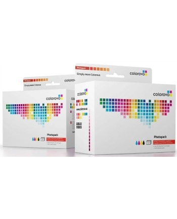 Photopack | Atramenty COLOROVO + 20 kartek papieru foto | Brother LC985 nr 1