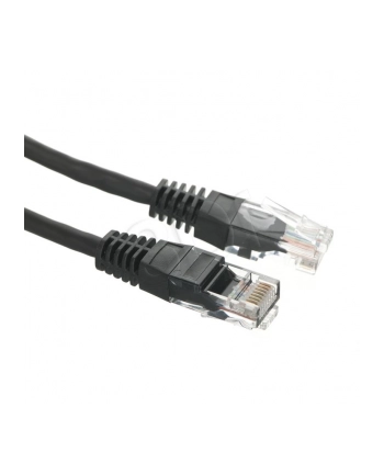 Patchcord UTP kat 5e 0.5m czarny nr 2
