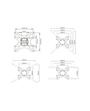 UCHWYT DO LCD/LED 19-42  ART AR-06XL