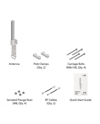 Ubiquiti AMO-5G10 antena dookolna 2x2 5 GHz 10dBi