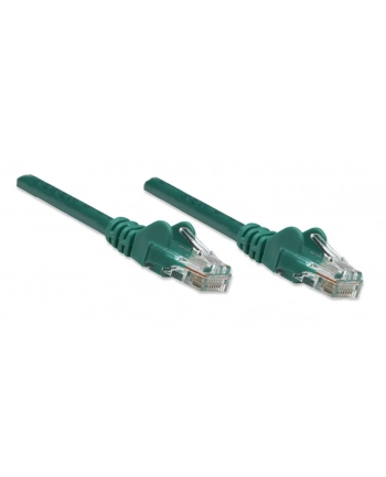 Intellinet Patch Cord RJ45, Snagless, Kat. 5e UTP 0.5m, zielony