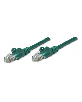 Intellinet Patch Cord RJ45, Snagless, Kat. 5e UTP 0.5m, zielony