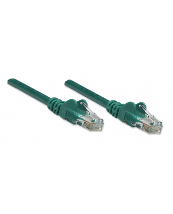 Intellinet Patch Cord RJ45, Snagless, Kat. 5e UTP 0.5m, zielony