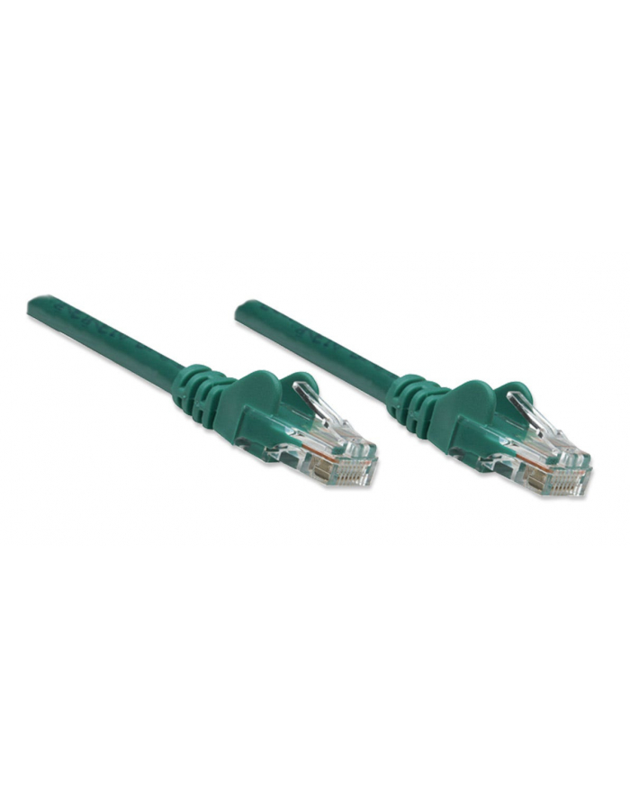 Intellinet Patch Cord RJ45, Snagless, Kat. 5e UTP 0.5m, zielony główny