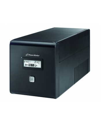 Power Walker UPS Line-Interactive 1000VA 2x 230V PL, 2x IEC, RJ11/RJ45, USB, LCD