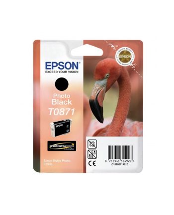 Tusz Epson T0871 photo black Retail Pack BLISTER | Stylus Photo R1900