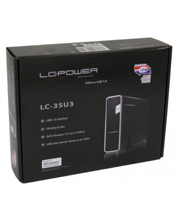 Obudowa HDD LC-POWER LC-35U3 3,5'' USB 3.0 SATAI/II/III Al Bl