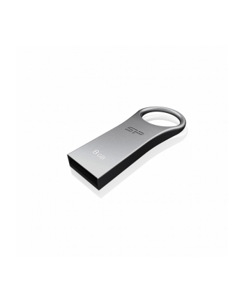 PENDRIVE Silicon Power 8GB Firma F80 Silver Gray-Cynk metal nr 2