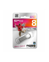 PENDRIVE Silicon Power 8GB Firma F80 Silver Gray-Cynk metal - nr 4