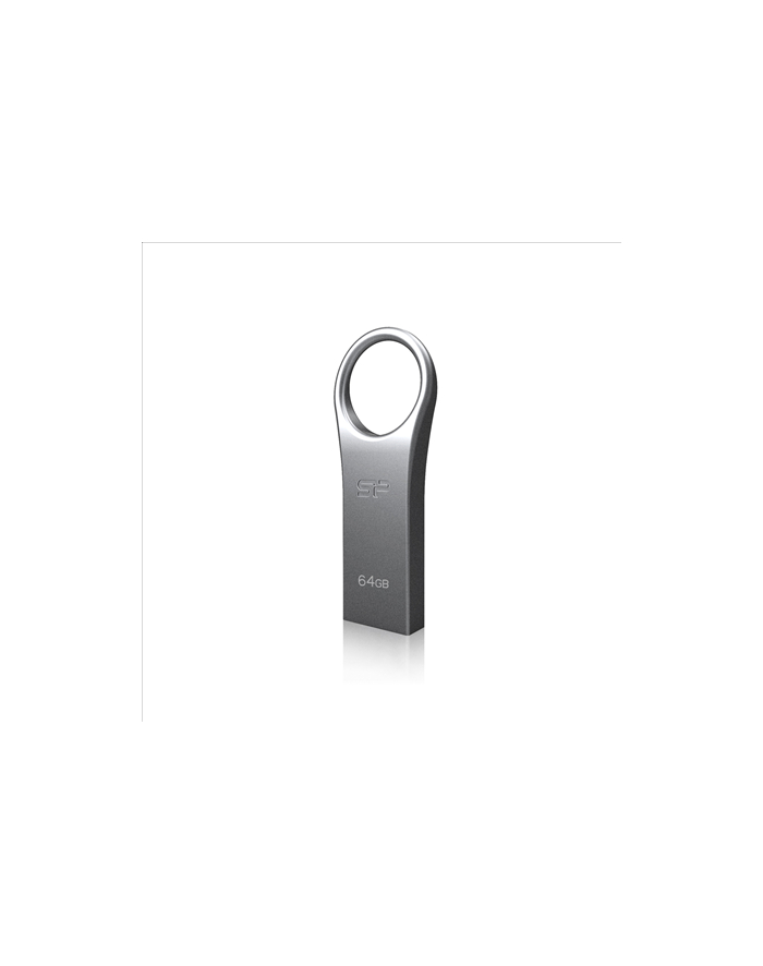 PENDRIVE Silicon Power 16GB Firma F80 Silver Gray-Cynk metal główny