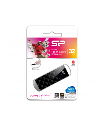 PENDRIVE Silicon Power 32GB Ultima U03 Black Diamond Cut