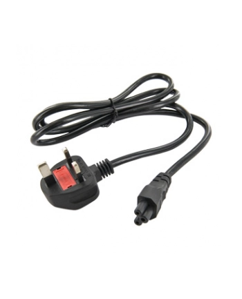 4World kabel zasilający komputerowy 3-żyłowy UK 1,5m