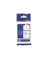 Taśma Brother 12mm BLUE ON WHITE FABRIC TAPE - nr 14