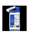 Taśma Brother 18mm BLACK  ON WHITE FLEXIBLE ID - nr 5