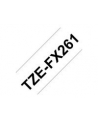 Taśma Brother 36mm BLACK  ON WHITE FLEXIBLE ID - nr 10