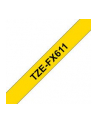 Taśma Brother 6mm BLACK  ON YELLOW FLEXIBLE ID - nr 30